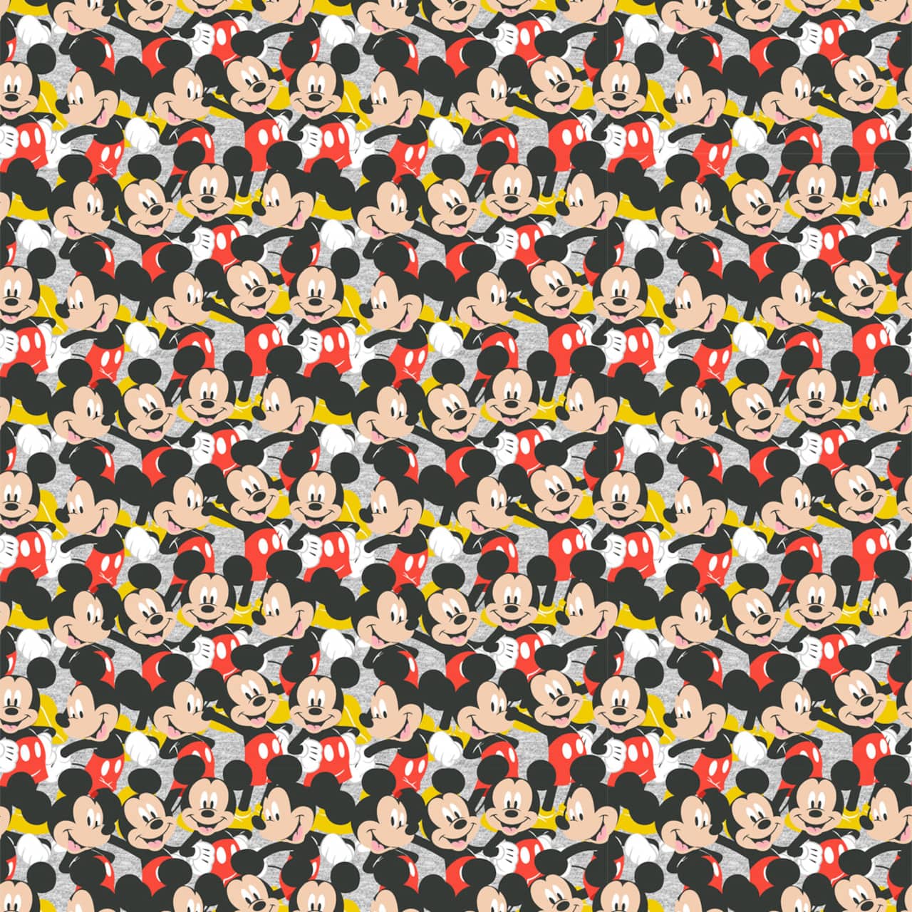 Disney&#xAE; Mickey Mouse Packed Style Cotton Fabric